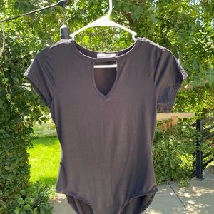 Black bodysuit from Aeropostale
